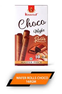 Kravour Wafer Rolls Choco 100gm